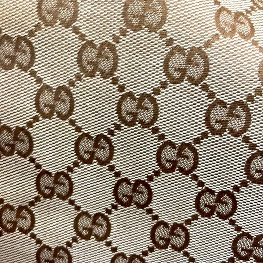 Gucci Princy Canvas & Leather Guccissima Monogram Medium Shoulder Tote Bag Brown - Picture 5 of 17